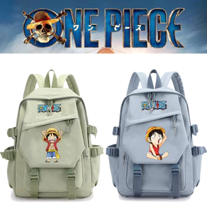 YT2 ONE PIECE Monkey D Luffy Ba Lô Dành Cho Học Sinh Dung Tích Lớn Nhẹ Anime Học Tập TY2