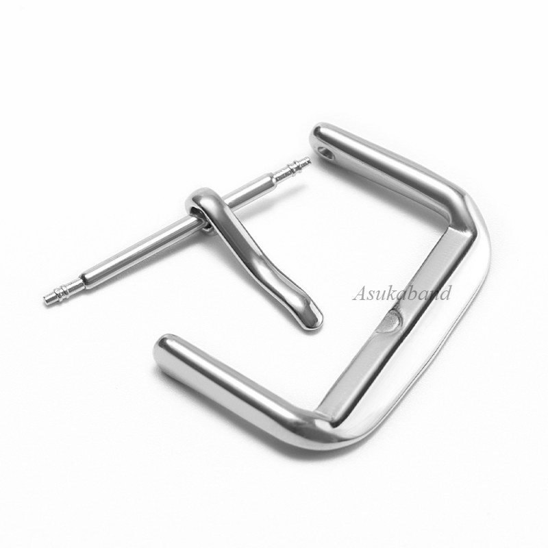 Dây đeo đồng hồ kim loại được đánh bóng 10-20mm Khóa 10mm 12mm 14mm 16mm 18mm 20mm Khóa kích thước nhỏ Dây đeo đồng hồ bằng thép không gỉ Khóa chốt nút Phụ kiện đồng hồ nam nữ