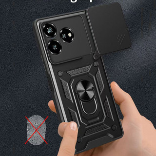 Ốp Bảo Vệ Ống Kính Luxuri Cho Nubia Neo 2 5G Z2352N Nubia Neo 3 5G Z2352N Ốp Lưng Giá Đỡ Vòng Đứng Đẩy Kéo Camera Bảo Vệ Giáp Vỏ Chống Sốc