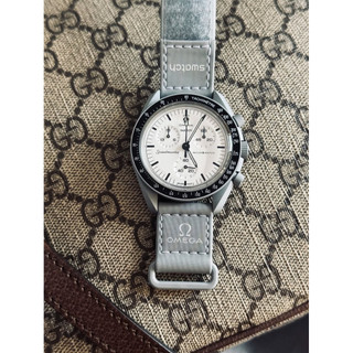 1965 Đồng hồ nam mới MISSION ON MOON Full Chức năng Quarz Chronograph Đồng hồ đeo tay dạ quang