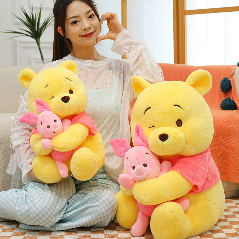 PS1 Winnie the pooh Sang Trọng Búp Bê Heo Con Sang Trọng Búp Bê Quà Tặng Cho Bé Gái Trang Trí Nhà Đồ Chơi Nhồi Bông Gối Đệm SP1