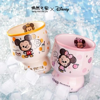 2026 Cốc nước Disney Mickey Mouse Minnie Mouse mới cho trẻ em, cốc gốm dễ thương, cốc văn phòng, cốc sữa