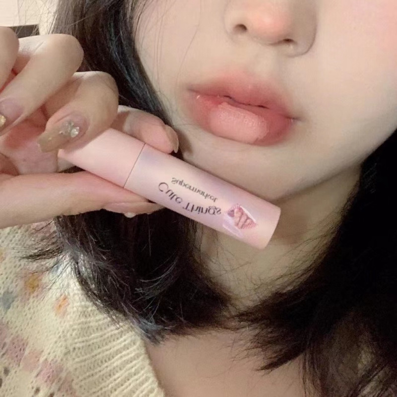 Kem môi FLORTTE, bột môi, bóng mịn, chống nước và chống mồ hôi GNEY