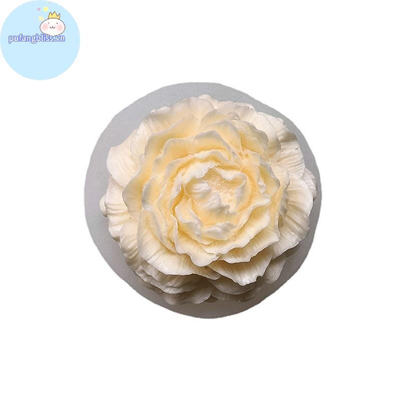 Pufangbliss Khuôn Bánh Silicon Sô Cô La Xà Phòng Dụng Cụ Làm Nến Khuôn Dập Nổi Hoa Thơm Kẹo Handmade Trang Trí Đám Cưới VN