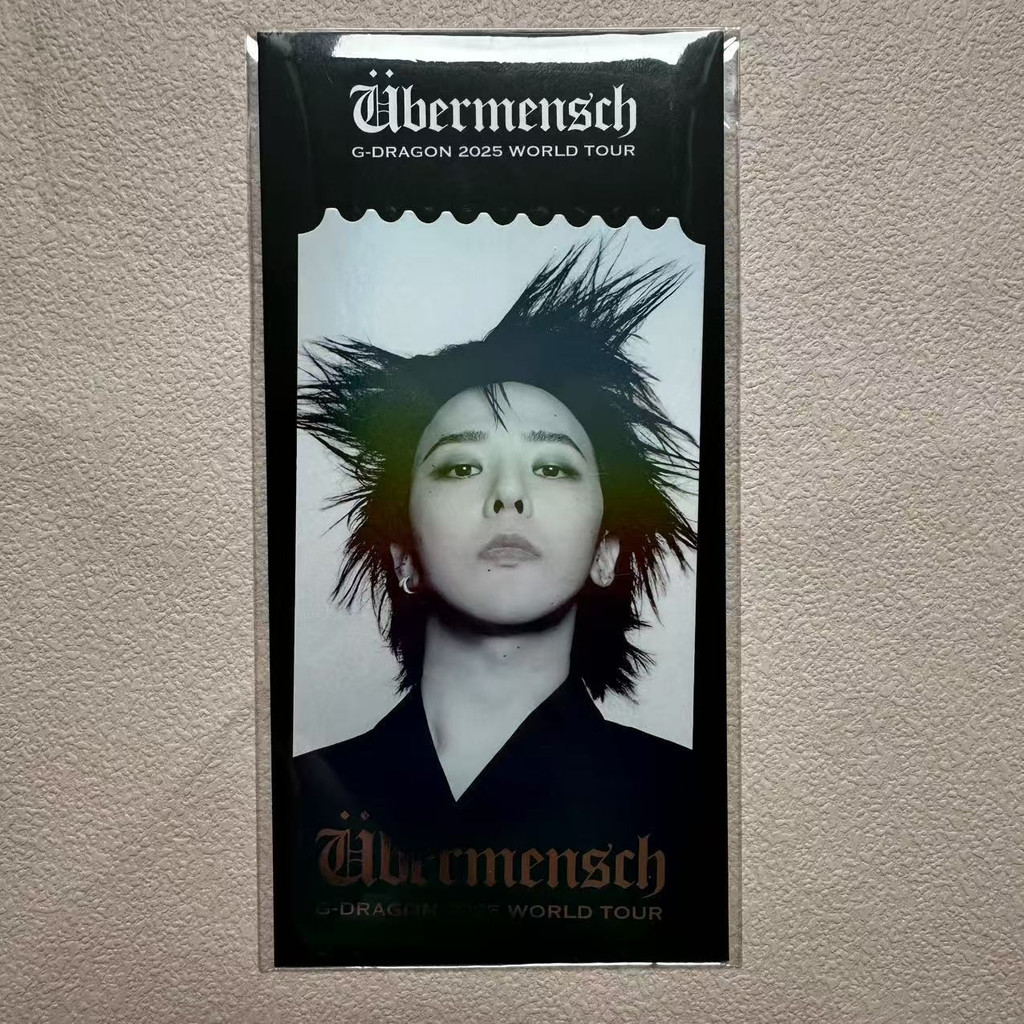 Vé ảnh Tour du lịch thế giới G-DRAGON Übermensch 2025