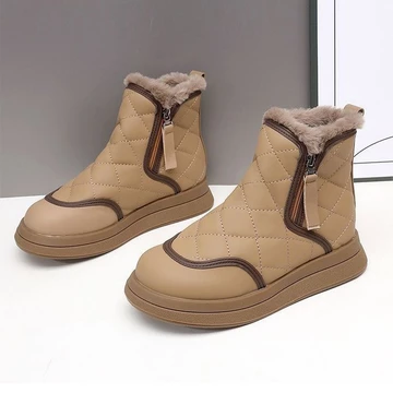 35-43 Giày Nữ Size Lớn Giày Bốt Tuyết 41 Plus Nhung Dày Cotton Chống Trơn Trượt Giày Bốt Cotton Đế Mềm 42 Giày Bốt Nữ Giày Cotton Nữ Giày Chống Trơn Trượt Giày Tuyết Giày Bốt Cotton Mùa Đông Giày Bốt 