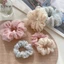 Luimo Hai Lớp Lụa Organza Scrunchies Hoa Ngọt Ngào Tóc Cho Bé Gái Đuôi Ngựa Giá Đỡ Dây Cao Su Dây Buộc Tóc Phụ Kiện Tóc SBS