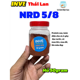 INVE NRD 5/8 Cám Dinh Dưỡng Cao Cấp Cho Cá Thái Lan (Hủ 50gram)