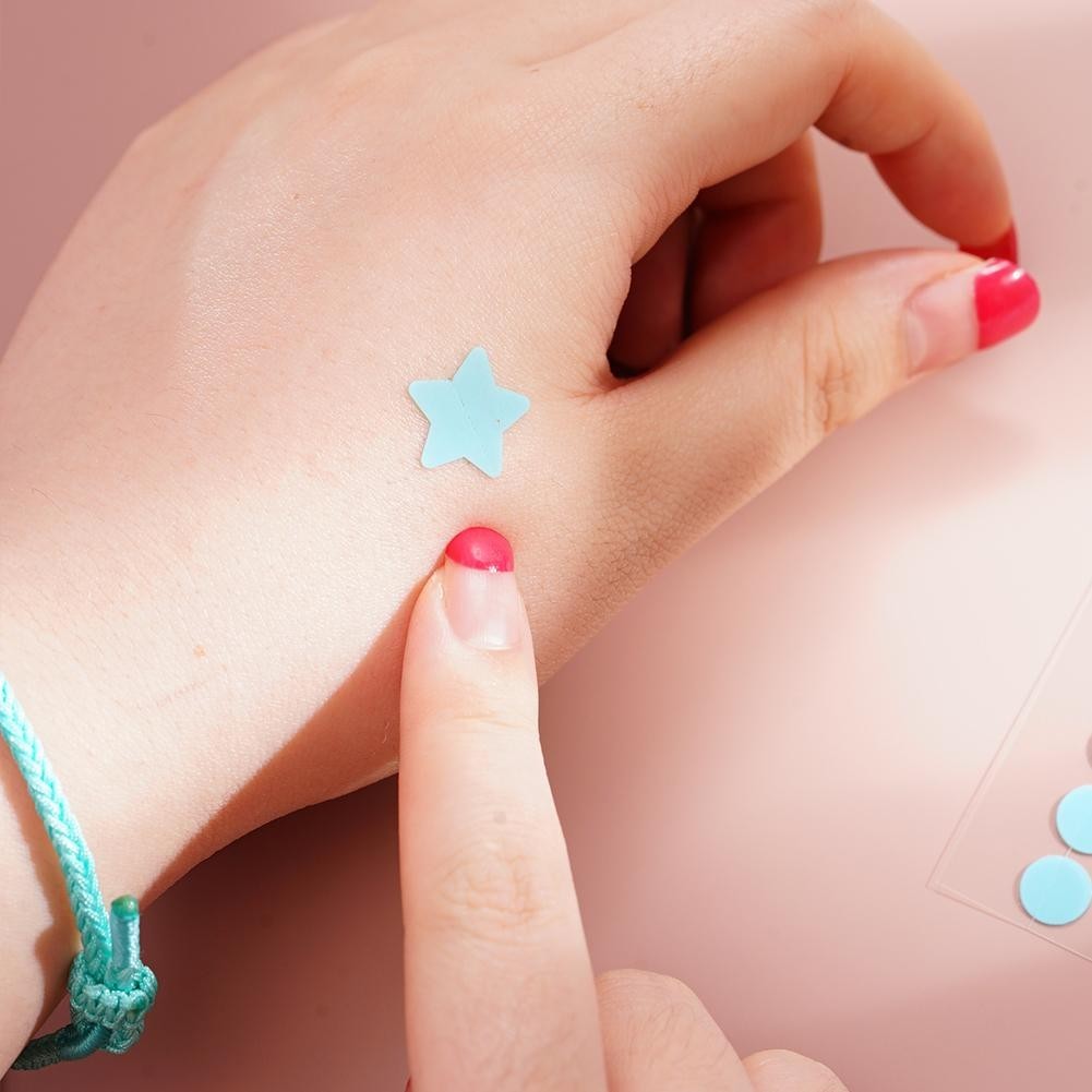 60 Chiếc Ngôi Sao Mụn Miếng Dán Mụn Nhiều Màu Sắc Vô Hình Acne Dụng Cụ Chăm Sóc Da Mặt Trang Điểm Làm Đẹp Miếng Dán K2D0