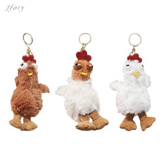 Móc khóa búp bê Jfory Hoạt hình mềm mại treo chìa khóa trang trí cho