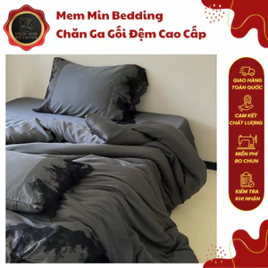 Bộ Chăn Ga Gối Chất Liệu Tencel 60s May Kỹ Thuật Viền Ren Tinh Tế Sang Trọng - MemMinbedding Luxury