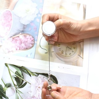 Okcatzone Hoạt Hình Huy Hiệu Cuộn Có Thể Thu Vào ID Dây Tên Thẻ Huy Hiệu Giá Đỡ Kẹp Bác Sĩ Y Tá Đồ Dùng Văn Phòng E7U1
