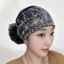 Khăn trùm đầu Roly vỏ tóc trắng thêu hoa, co giãn thoáng khí cho mùa hè