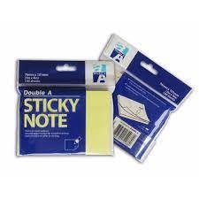 [ BÁN 5 XẤP ] Giấy note, giấy ghi chú, giấy nhớ vuông 3x3 Doubla A vàng