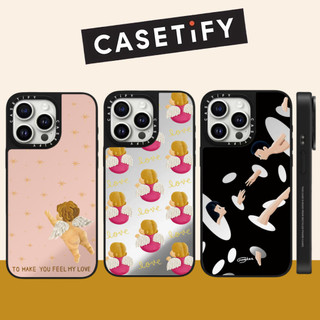 Pink backed girl Glass Hard Phone cho iPhone 17 Pro Max 16 Plus 15 14 13 12 11 Ốp lưng bọc hoàn toàn Vỏ Acrylic phía sau chống sốc