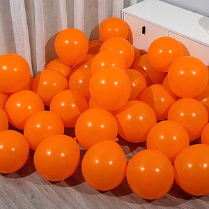 100 Chiếc Màu Cam Cao Su Bóng 10 Inch Matte Helium Ballons Cho Tiệc Sinh Nhật Đám Cưới Vòm Nền Trang Trí