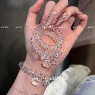 Mới Ngọt Ngào Điện Thoại Dây Buộc Tóc Đơn Giản Dây Buộc Tóc Mùa Hè Liền Mạch