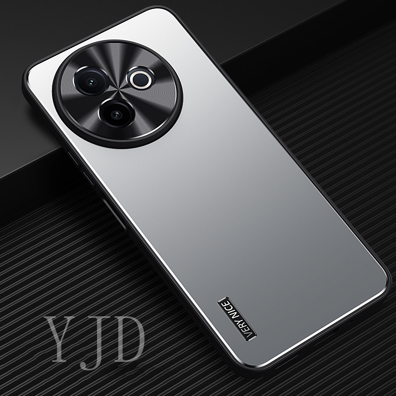Ốp Lưng Cho Vivo Y39 Hợp Kim Nhôm Mờ Mặt Sau TPU Chống Rơi Vỏ Điện Thoại