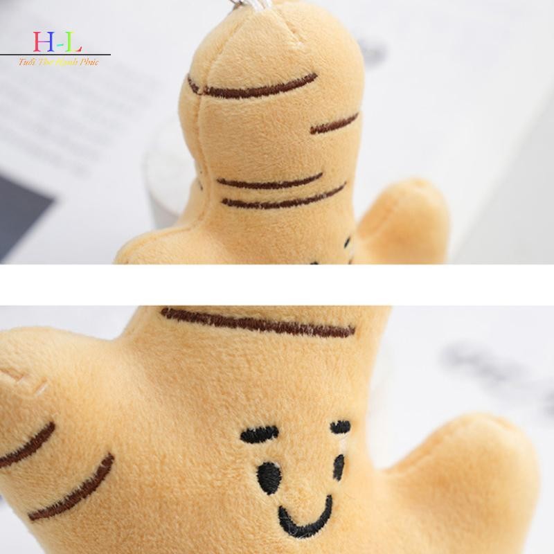 [XZNZMM] Móc khóa búp bê sang trọng Hoạt hình rau dễ thương Móc khóa điện thoại ô tô Mặt dây chuyền quyến rũ Phụ kiện quà tặng LMWU
