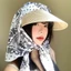 Mũ trùm đầu AWNGD, Mũ chống nắng khô nhanh kiểu Pháp, Chống tia cực tím đa năng Có thể điều chỉnh Mũ leo núi ngọt ngào Kỳ nghỉ bên bờ biển ngoài trời