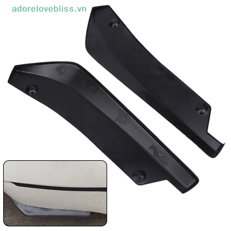 THÊM 1 Cặp Sợi Carbon Winglets Váy Bên Nối Dài Đa Năng Xe Phía Trước Phía Sau Dải Ốp Lưng Môi Spoiler Khuếch Tán Bộ Chia Bảo Vệ BSS