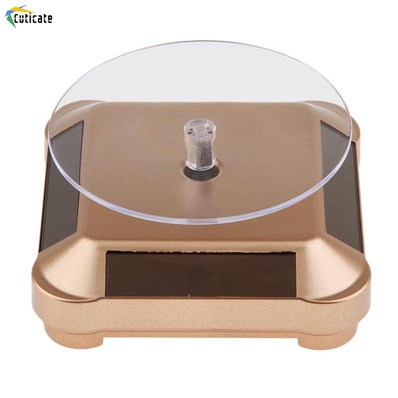 Giá đỡ màn hình xoay 2 hạng nặng Màn hình điện thoại bàn xoay, năng lượng mặt trời / pin