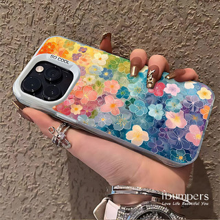 Ibumpers Ốp Điện Thoại Họa Tiết Hoa Tuyệt Đẹp Cho Iphone 16 15 14 13 12 11 Pro Max IMD Cứng Cao Cấp Chống Sốc Ốp Lưng
