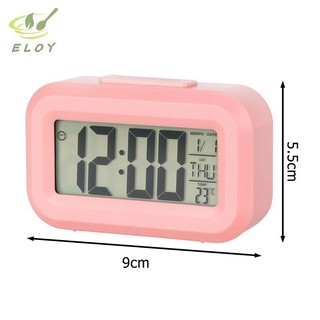 [ELOY] Đồng Hồ Báo Thức Để Bàn Đèn LED Điện Tử Decor Bàn Học Cute Hiển Thị Thời Gian, Ngày Tháng, Nhiệt Độ, Hẹn Giờ VN