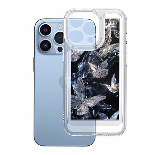 Ốp lưng nhiều bướm cho Google Pixel 8 7 6 Pro 6a 7a 4A 4G 5A 5G, trong suốt, chống rơi, không gian