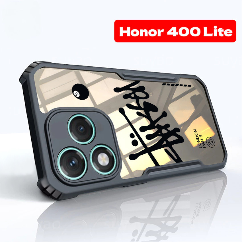 Trend Fashion Cool Black 8 Bida Acrylic Case Honor 400 90 X9C X7C X9B X8B X7B X6C X6B X5B X9A X9 X8A X7A X6A X40 X50 Lite 4G 5G Vỏ Bảo Vệ Phụ Kiện Chống Sốc