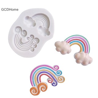 GCDHome Cầu Vồng Khuôn Silicon Trang Trí Bánh Dụng Cụ DIY Handmade Cupcake Khuôn Nướng Bánh HOT