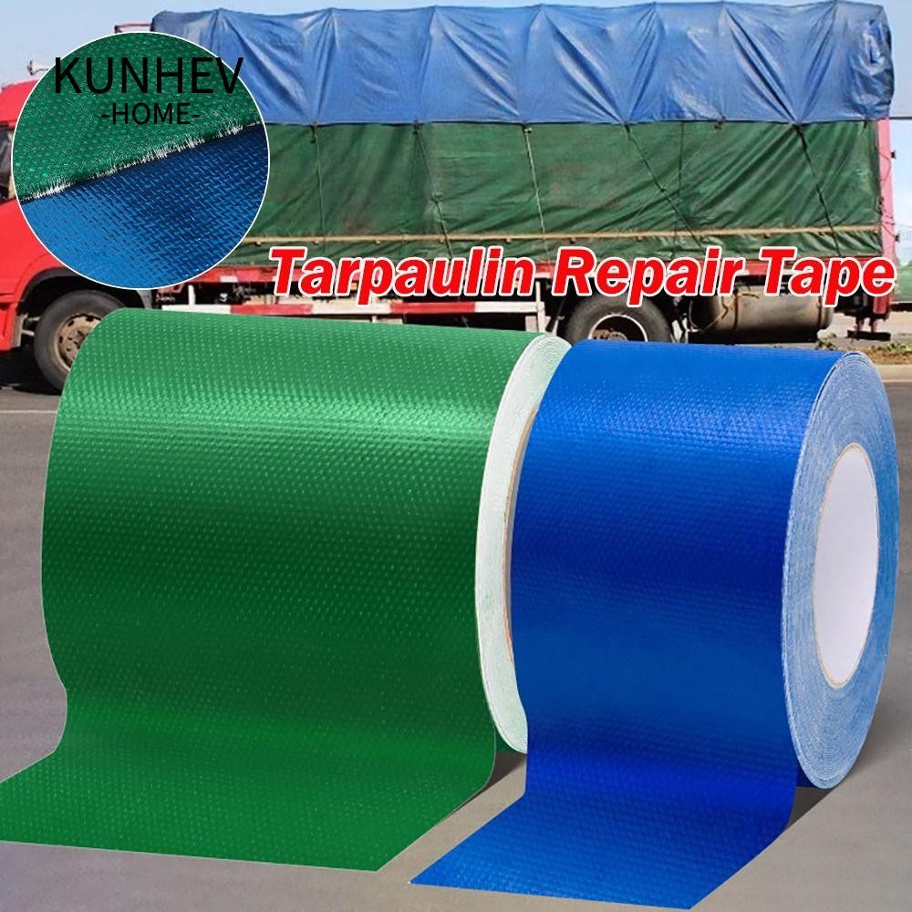 Băng vải chống mưa KUNHEV, Băng sửa chữa bạt chống thấm nước xanh lá ...
