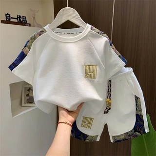 Quần áo cho bé trai mặc hè 14-52kg.Bộ đồ cộc tay bé trai mẫu BỘ PHỐI GẤU.Đồ bộ bé trai mặc hè. H9
