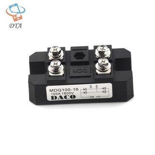 [DTA] MDQ 100A Amp 1600V Volt Vỏ kim loại Diode 1 pha Bộ chỉnh lưu cầu TS VN
