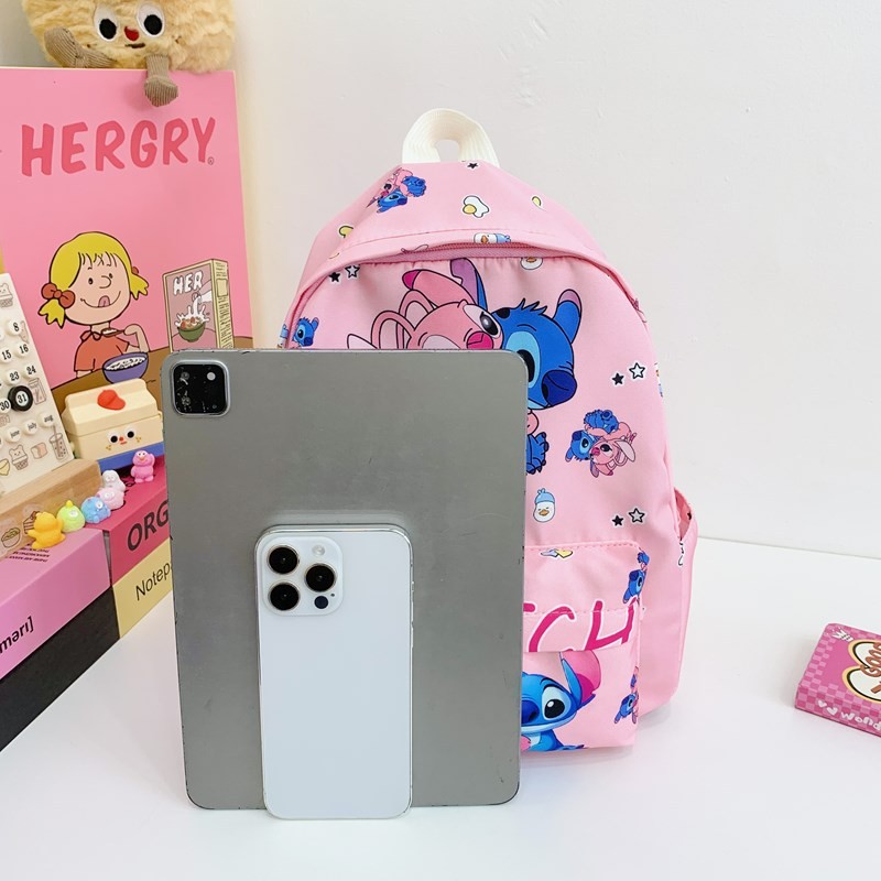 YT2 Stitch Ba Lô Dành Cho Học Sinh Nhẹ Dung Tích Lớn Hoạt Hình Dễ Thương Giải Trí Trẻ Em Túi Đi Học TY2