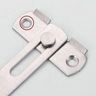 Then cài khóa cửa, chốt khóa cửa chất inox bền bỉ và chắc chắn SUNND