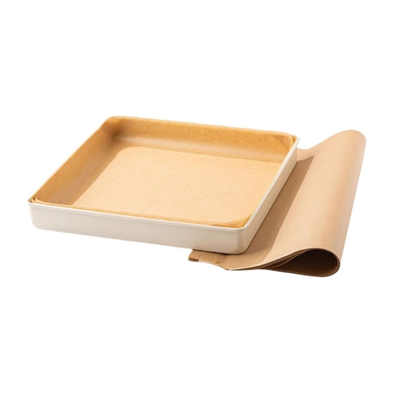 Inste 100 Miếng Giấy Che Da Cắt Sẵn 34x34cm Giấy Chống Dính Không Rỉ Để Nướng Và Nấu Ăn