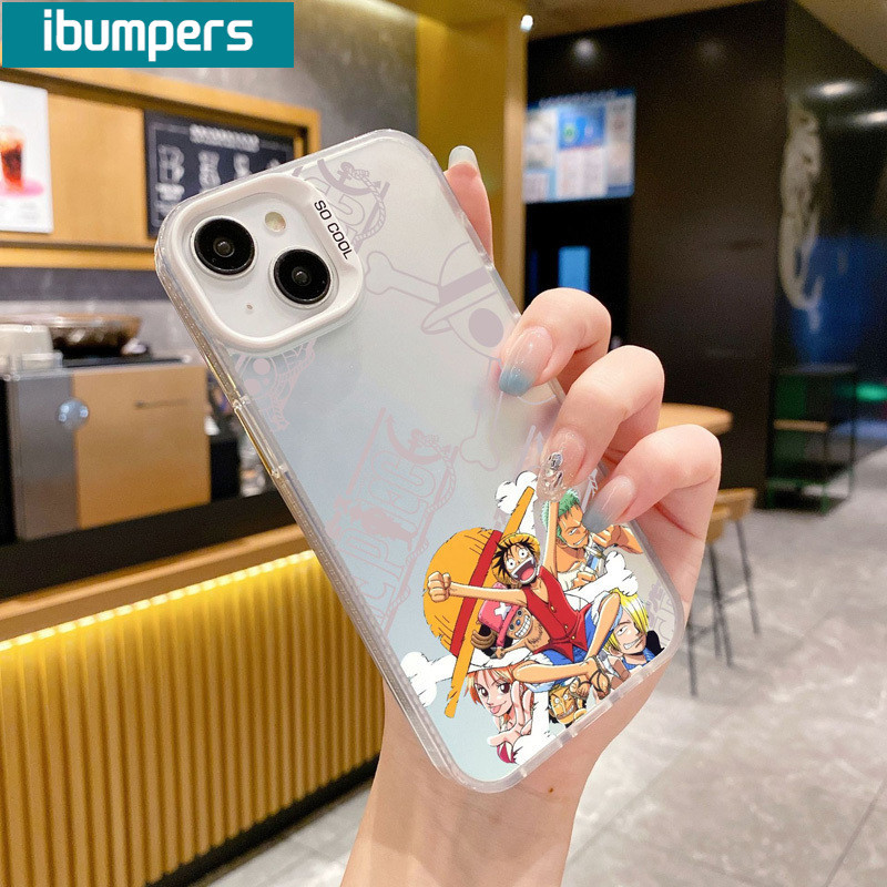 ibumpers Ốp Lưng IPhone Xinh Họa Tiết Một Mảnh Độc Đáo Ốp Điện Thoại IMD Cứng Trơn Chống Bẩn Chống Sốc Cho IPhone 16 15 14 12 13 11 Pro Max