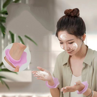 Silicone Trang Điểm Tẩy Dây Đeo Cổ Tay Chống Thấm Nước Rửa Mặt Chống Ẩm Vòng Tay Chống Ẩm Trẻ Em Người Lớn Chống Bắn Dây Đeo Cổ Tay