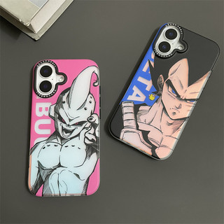 Ốp điện thoại cứng IMd thời trang cho iPhone 16 15 14 13 11 12 Pro Max Laser Goku Vegeta Frieza Phim hoạt hình