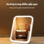 Gương Trang Điểm LED Cảm Ứng Để Bàn 3 Chế Độ Sáng Pin Sạc 1200mAh Xoay 360 Độ Tiện Lợi