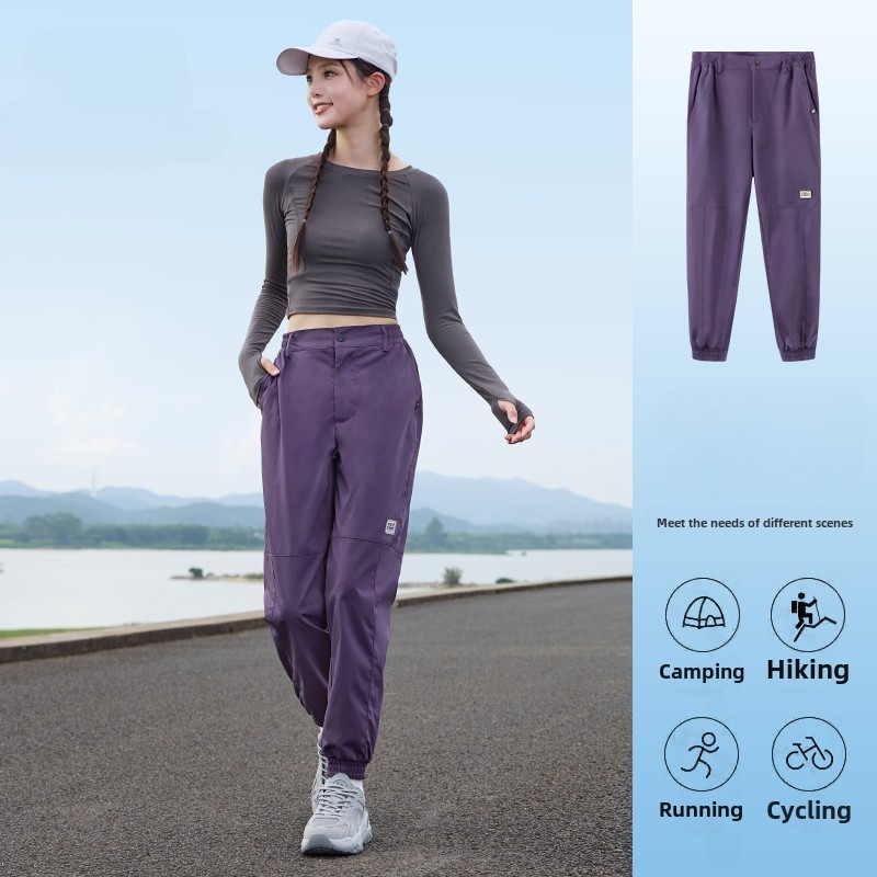 Ảnh Quần yếm thể thao CAMEL CROWN Nam và Nữ Chống thấm nước Quần dài khô nhanh chống mài mòn 3