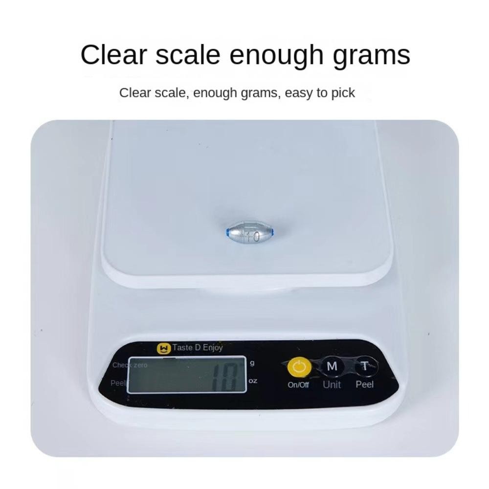 TOPTOOLCX 20 Chiếc Chìm Câu Cá, Chất Liệu Thép carbon Hợp Kim 3g / 4g / 5g / 6g / 7g / 8g / 9g / 10g Chìm Trọng Lượng Câu Cá, Cá Chép Trọng Lượng Chì Rỗng Dụ Chì Trọng Lượng Câu Cá