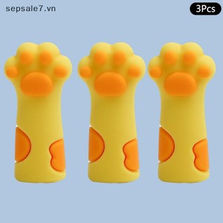 [-d] 3 Cái Bút Chì Paw Đáng Yêu Bút Dễ Thương Topper Có Nút Chặn Điểm Silicon Bảo Vệ Bút Chì Mở Rộng Đồ Dùng Học Tập {vn}