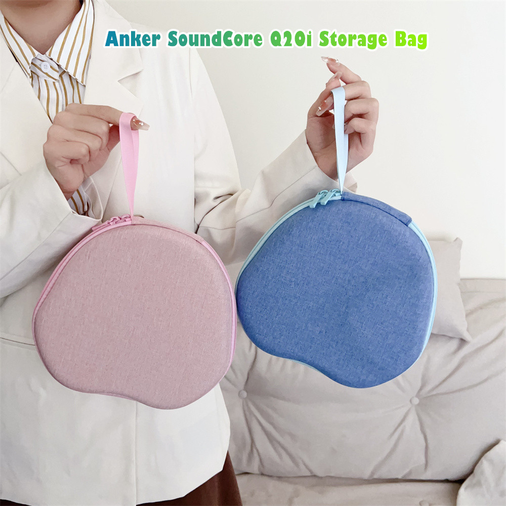[Ngôi sao tương lai] Dành cho hộp đựng tai nghe Anker SoundCore Q20i Tai nghe màu hồng sáng tạo Túi đựng tai nghe Hộp đựng tai nghe EVA