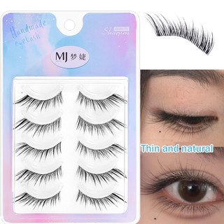 DIY Fox Eyes Effect Winged Thick Full Strip Lông Mi Giả - Nhẹ Thoải Mái Lông Mi Người Mới Bắt Đầu Mắt Dụng Cụ Trang Điểm