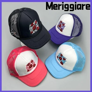 Mũ che nắng MERIGGIARE, Mũ bóng chày Cotton thoáng khí, Mũ xe tải đường phố chữ cái phong cách