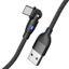 Cáp sạc OXXGGKAO USB sang Type C Sạc nhanh Dây đồng bộ dữ liệu 480Mbps cho điện thoại thông minh