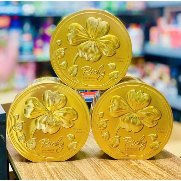 Bánh quy Richy hộp thiếc vàng 156gr | Shopee Việt Nam
