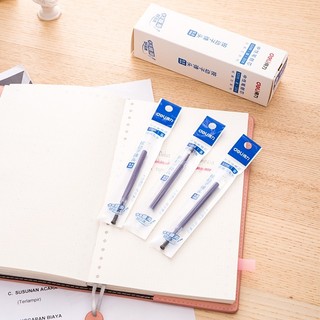 [ BÁN 10 CÁI ] Ruột Bút Gel Deli 0.5mm Dùng Cho Bút Bi Bấm A057B A575 A623 S101 - Ngòi S206